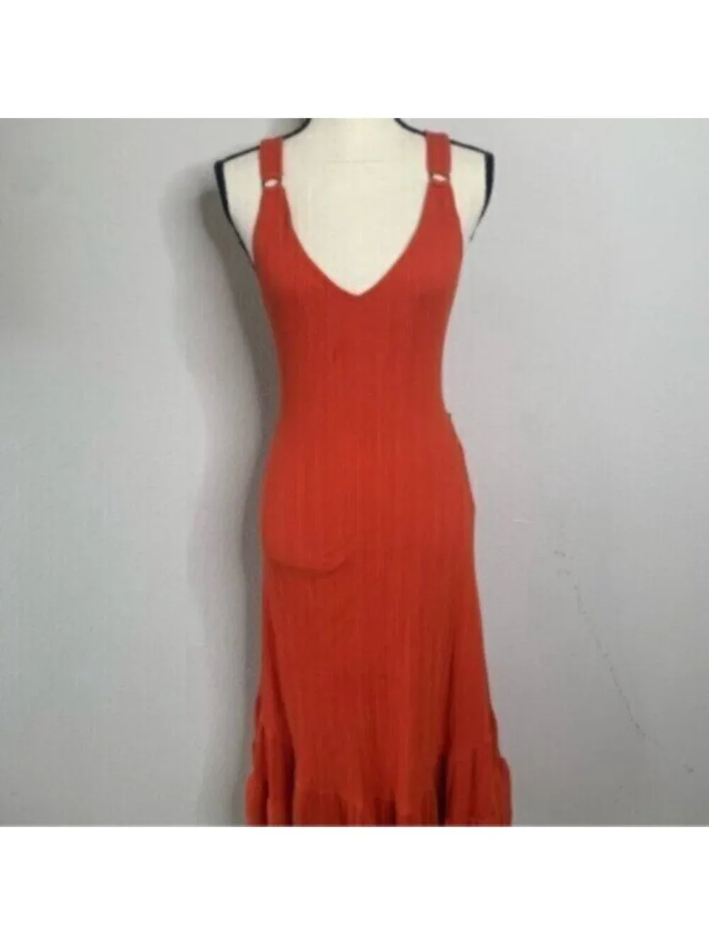Free People Into You Orange Midi/Maxi Dress - Picture 10 of 14